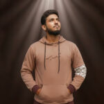 Embroidery Calligraphy Hoodie