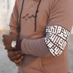 Embroidery Calligraphy Hoodie - Image 3