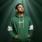 Embroidery Calligraphy Hoodie